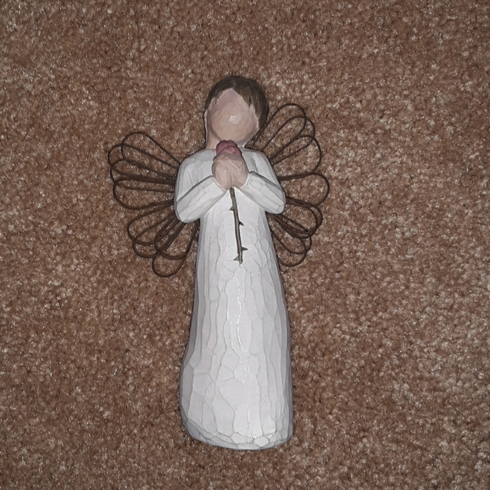 Loving angel by willow tree